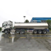 Dongfeng Tractor with 3 Axle 33m3 Milk Transport Tank Semi-Trailer for Sale