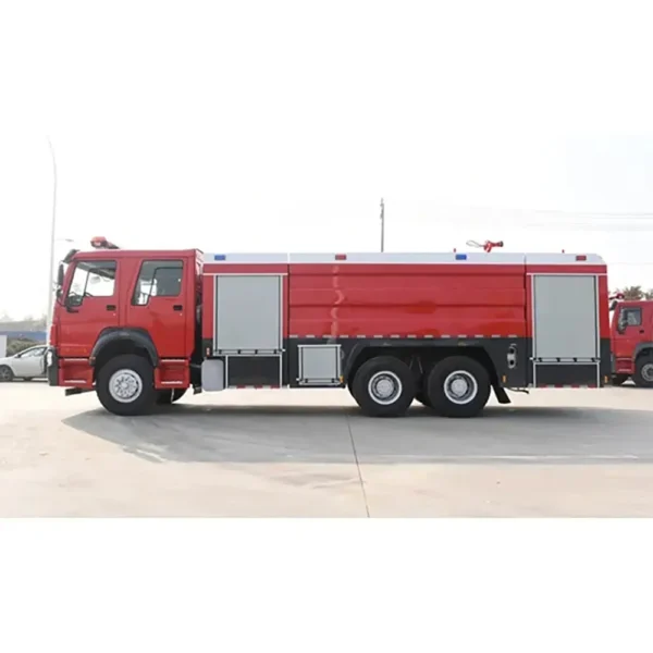 Sinotruk HOWO Water Foam Dry Powder Combined Fire Fighting Rescue Truck for Sale