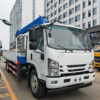 Isuzu Kv100 5ton Telescopic Truck Mounted Crane Boom Hydraulic Loader Crane Supplier