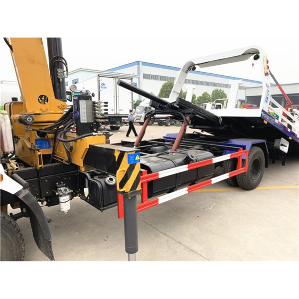 Clw Tow Truck Wrecker with Crane 4X2 5ton Hydraulic Straight Boom Truck Mounted Cranes