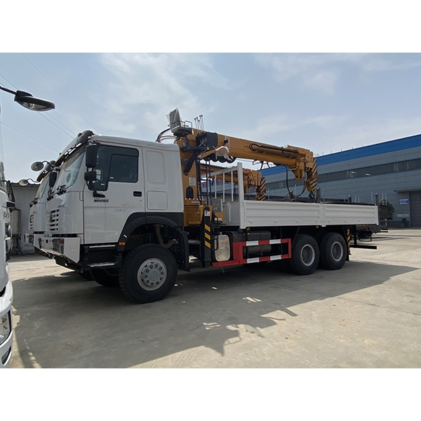 HOWO 6X6 12ton 14ton Telescopic Boom Crane Truck Lorry New Diesel Manual Transmission Truck Mounted Crane