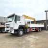Sinotruk HOWO Truck Mounted Crane 8ton 10ton 12ton 14ton Telescopic Boom Lift Crane Truck Price