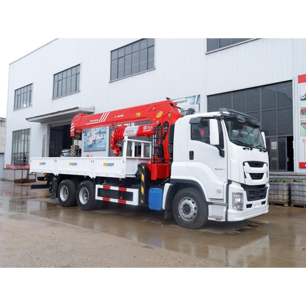New Isuzu Giga 6X4 10 Ton 12 Ton 14 Ton Telescopic Boom Truck Mounted Crane for Sale