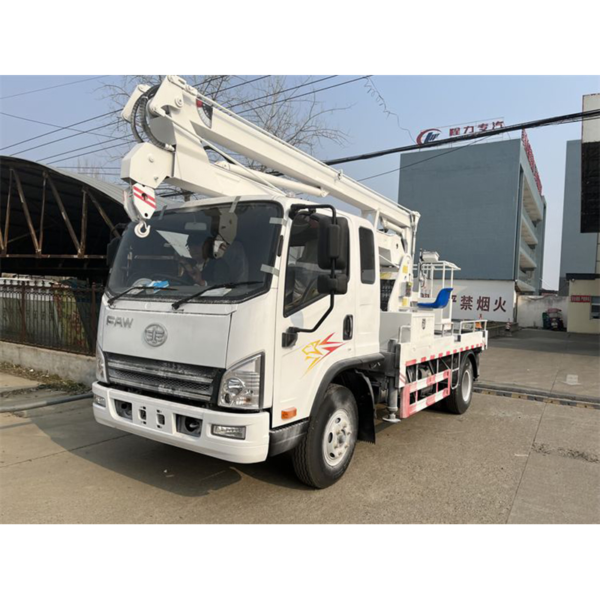 Right Hand Drive 4X2 FAW 14m Folding Boom Aerial Work High Lifting Platform Truck for Sale