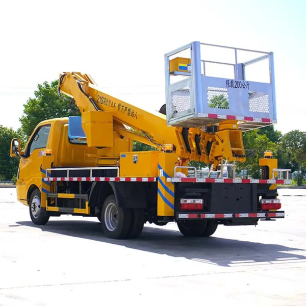 China Dongfeng 21meters Folding Boom High Aerial Working Platform Truck for Sale