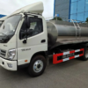 Foton 4X2 4000L Food Grade Stainless Steel Milk Tank Truck Milk Transport Truck