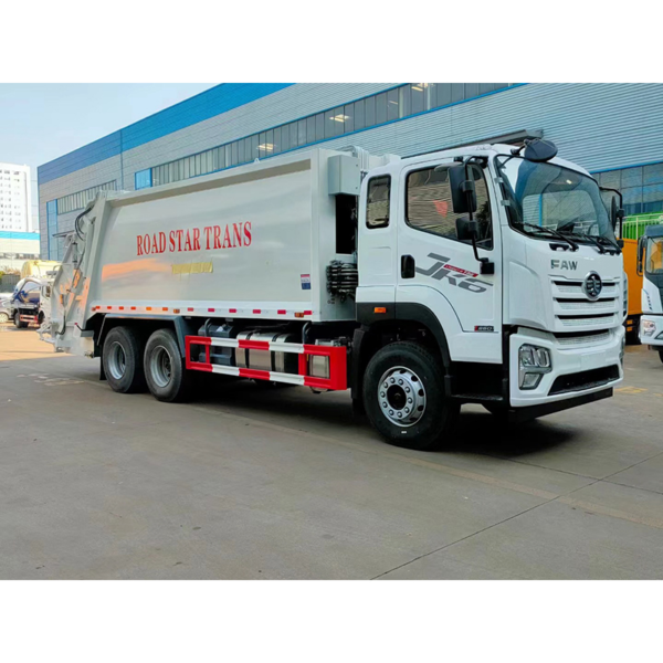 Brand New FAW 6X4 Compactor Garbage Truck Low Price Easy Operation