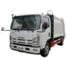 Japanese 1suzu 8 10 Cbm Compressed Garbage Truck Garbage Compactor Truck