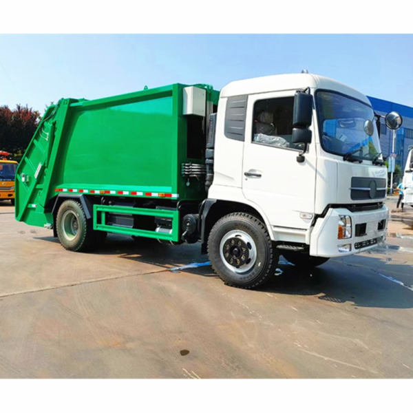 Dongfeng Rear Loading Compression Garbage Truck 4X2 15cbm Large Garbage Truck