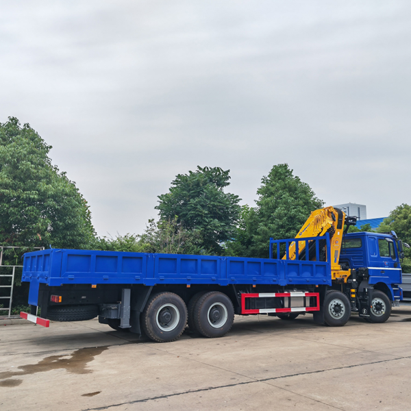 Factory Shacman 8X4 Truck Mounted Crane 25ton Knuckle Arm Crane Truck Manipulator for Sale