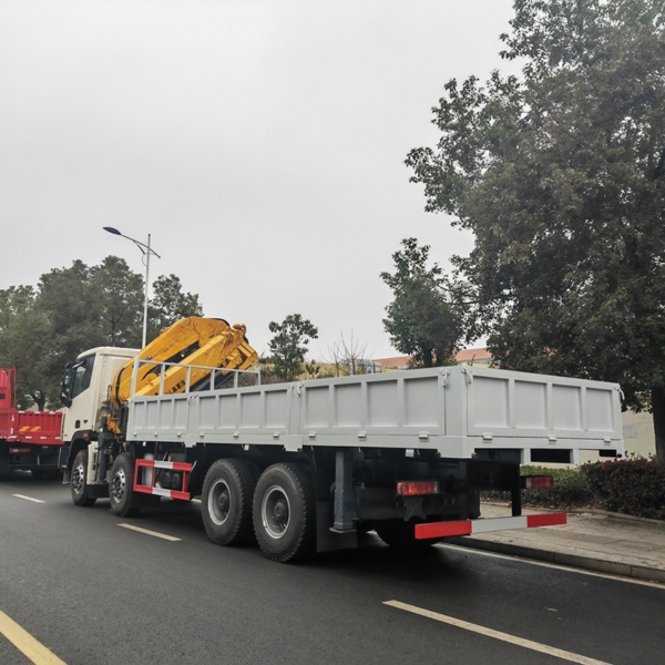 Foton Auman Rhd Cargo Truck Mounted 28ton Folding Boom Crane Hydraulic Mobile Crane Truck Price