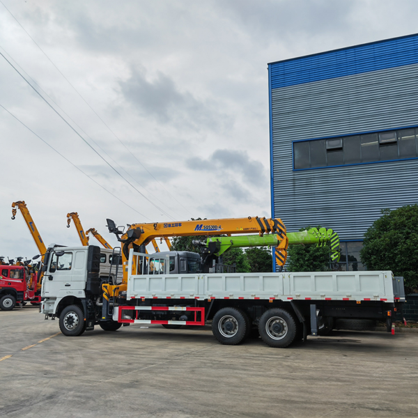 主图6 Shacman Truck Crane 6X4 Mobile 12 Ton Construction Hydraulic Lifting Equipment Machinery New Boom Truck Mounted Crane Price