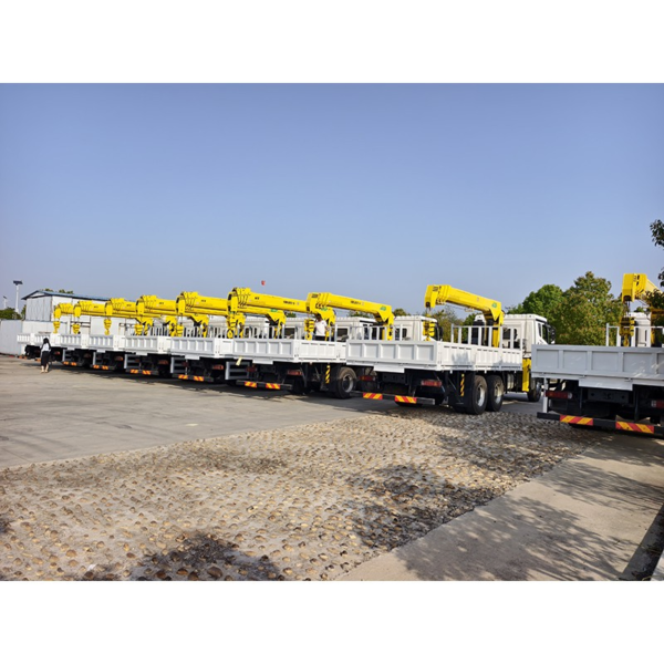 Customized Heavy Duty FAW 6X4 Hydraulic Straight Telescopic Boom Crane Mounted Truck for Sale