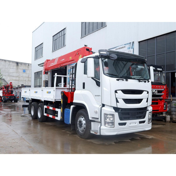New Isuzu Giga 6X4 10 Ton 12 Ton 14 Ton Telescopic Boom Truck Mounted Crane for Sale