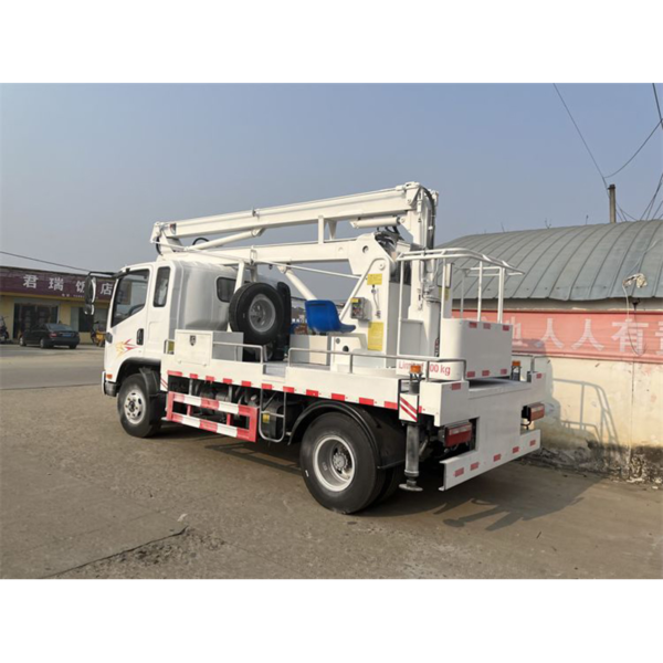 Right Hand Drive 4X2 FAW 14m Folding Boom Aerial Work High Lifting Platform Truck for Sale