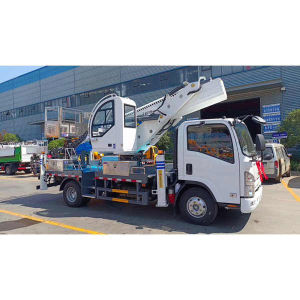 1suzu Elf Kv600 6 Wheeler 20m 22m 24m 28m 32m Hydraulic Aerial Work Platform Basket Hydraulic Ladder Truck