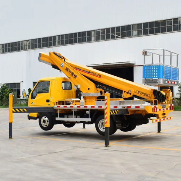 China Jmc 27 M 28m High Altitude Operation Truck 23m Hydraulic Aerial Manlift Work Platform Truck for Sale