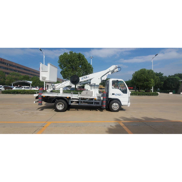 1suzu 4X2 Telescopic Boom Lift Aerial Working Platform Truck 24m Manlift Lifting Truck Price