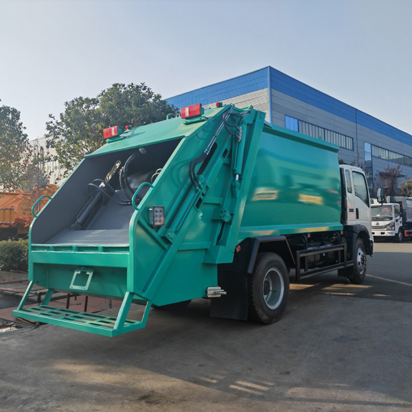 HOWO 7m3 4X2 Refuse Collector Truck Garbage Compactor Compressed Trucks