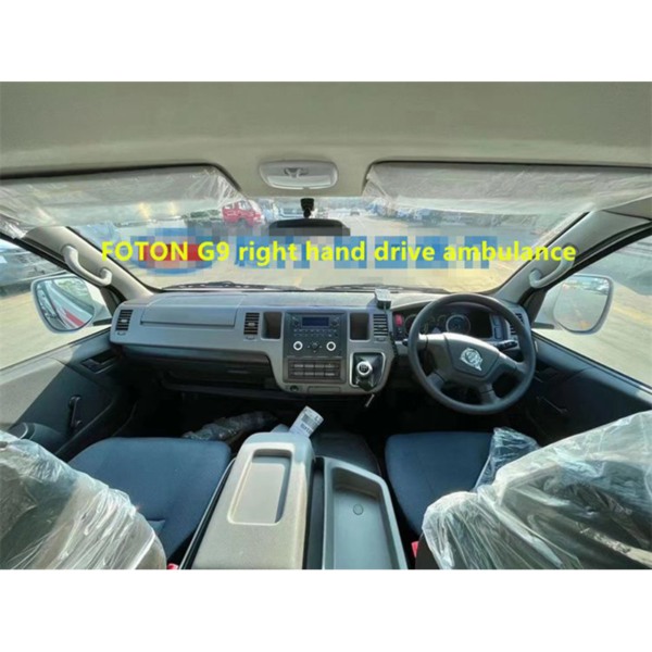 Foton G9 Rhd Diesel Engine Medical Ambulance Rescue Vehicle for Hospital Emergency Rescue